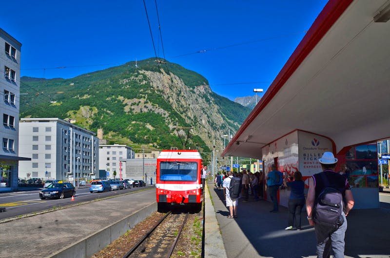 Mont Blanc Express in Martigny - ©Konrad Füssel - Eberhardt TRAVEL