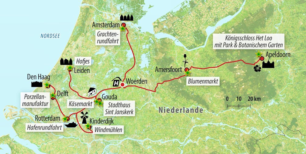 Ihre Reiseroute – © Eberhardt TRAVEL