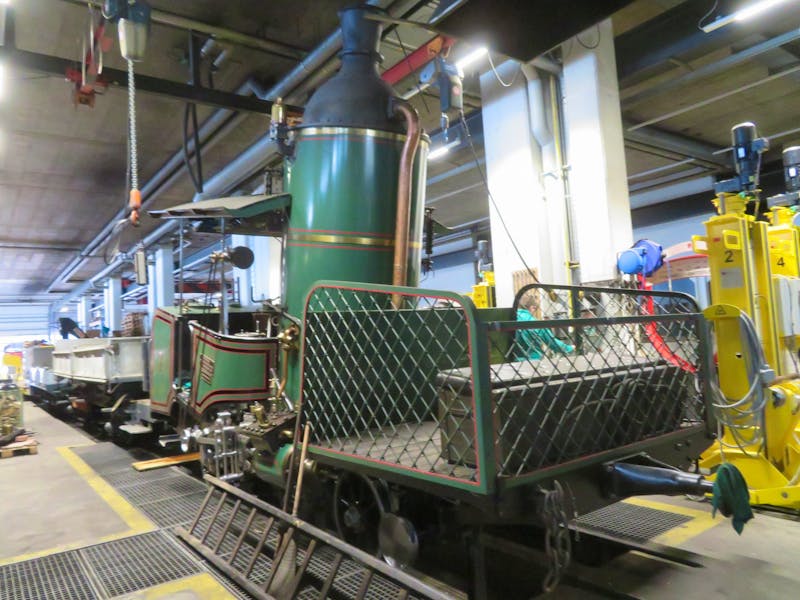  Besuch im Depot der Rigi-Bahn - Lok 7 - ©Annette Weise