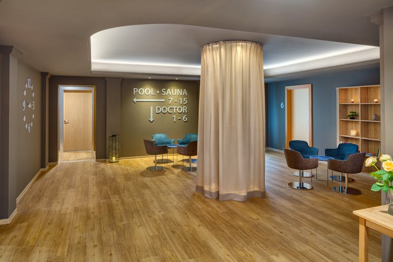Marienbad - Spa & Wellness Hotel Olympia - Wartezone im Wellnessbereich – ©janprerovsky.com