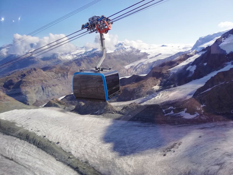 Zermatt, Fahrt zum Klein Matterhorn - ©Gisela Gerlach