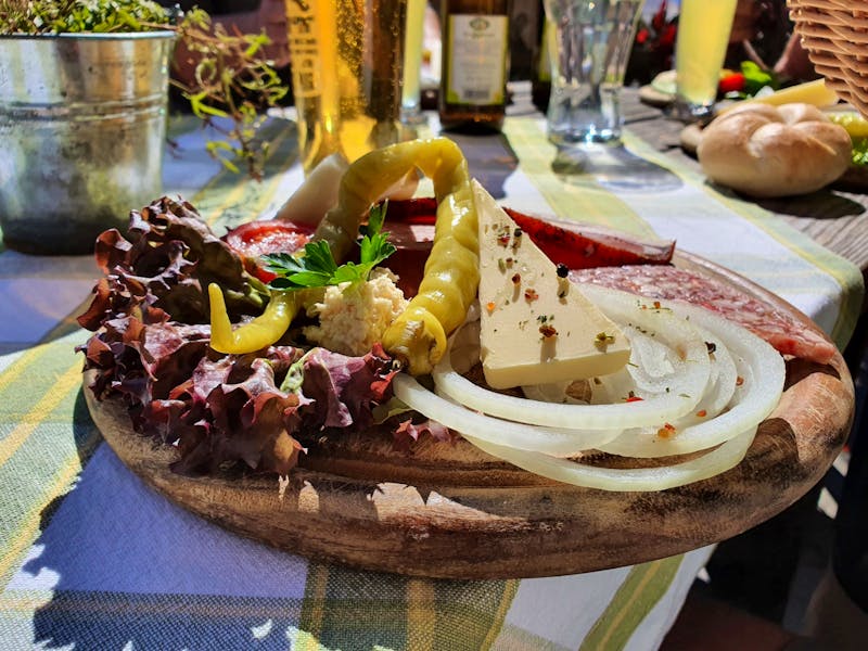 Bretteljause auf der Fischbachalm - ©Sophia Bär