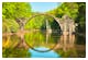 Kromlauer Park bei Gablenz in der Lausitz - die berühmte Bogenbrücke – © Chalabala - AdobeStock.com