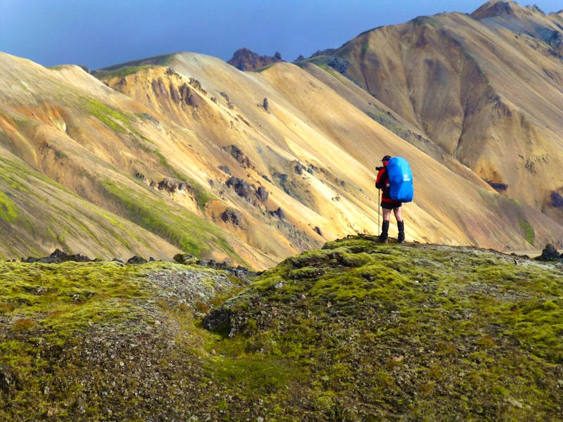 Wanderer im Hochland Landmannalaugar - ©Eberhardt TRAVEL - Kristin Weigel