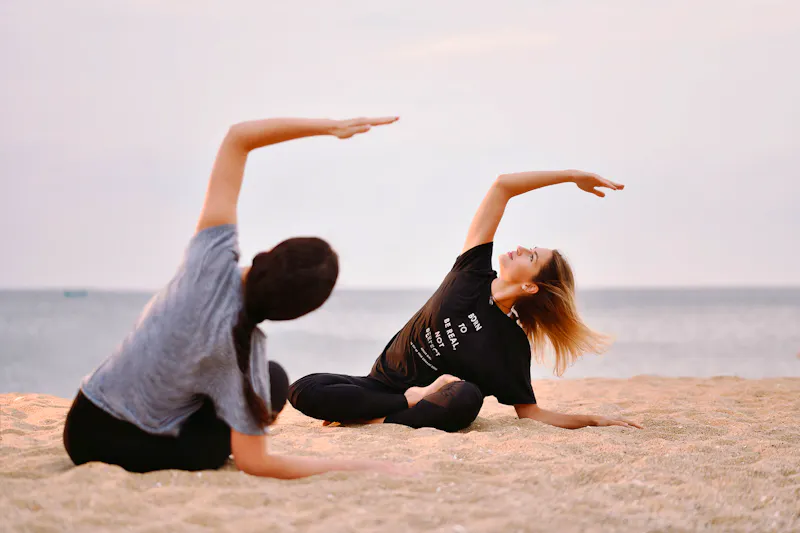 Grifid Hotel Encanto Beach Yoga am Strand - &copy;Ivailo Kostadinov
