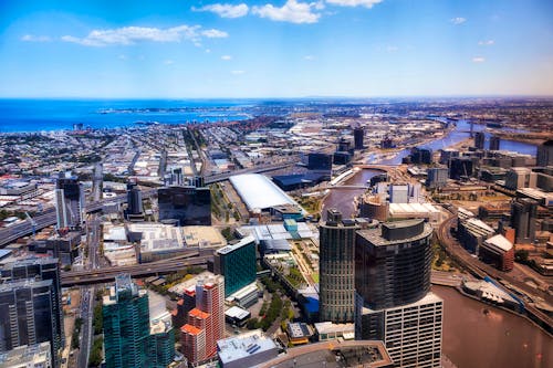 Blick vom Eureka Tower auf Melbourne &ndash; &copy; Taras Vyshnya / VladZetter@gmail.com - Adobe Stock