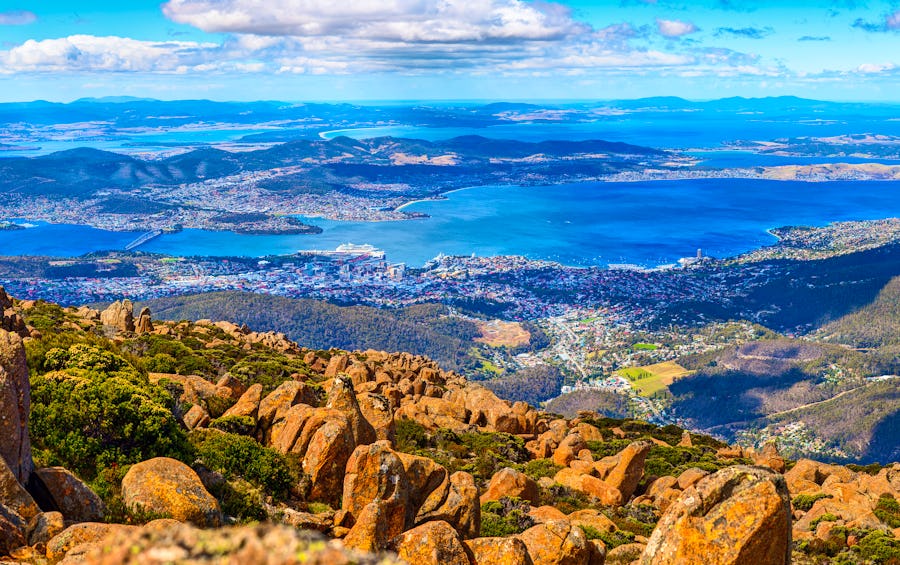 Hobart City auf Tasmanien – © www.YBfotografija.lt - stock.adobe.com