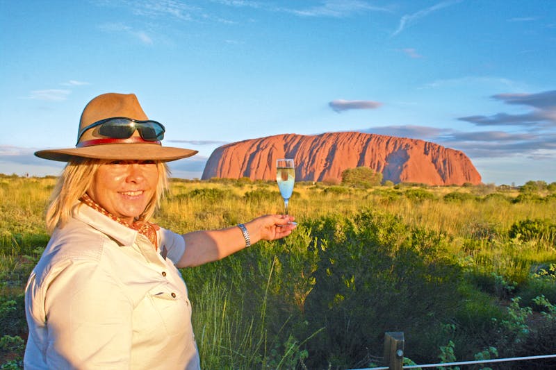 Sekt am Uluru - Ayers Rock im Outback - ©Tom Finke - Eberhardt TRAVEL