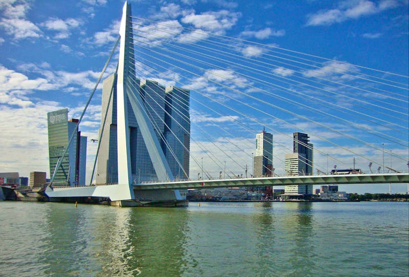 Erasmusbrücke in Rotterdam - Hafenrundfahrt - ©Eberhardt TRAVEL - Harald Kühne