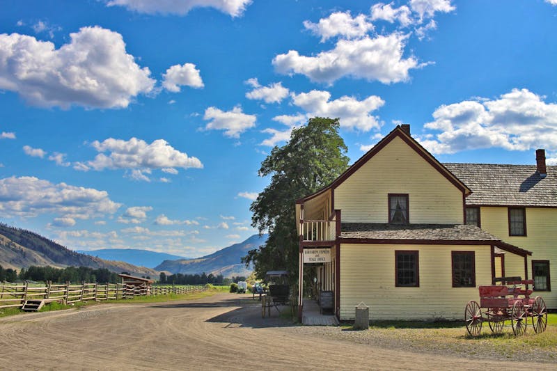 Historische hat Creek Ranch in West-Kanada - ©Marianne Förster - Eberhardt TRAVEL