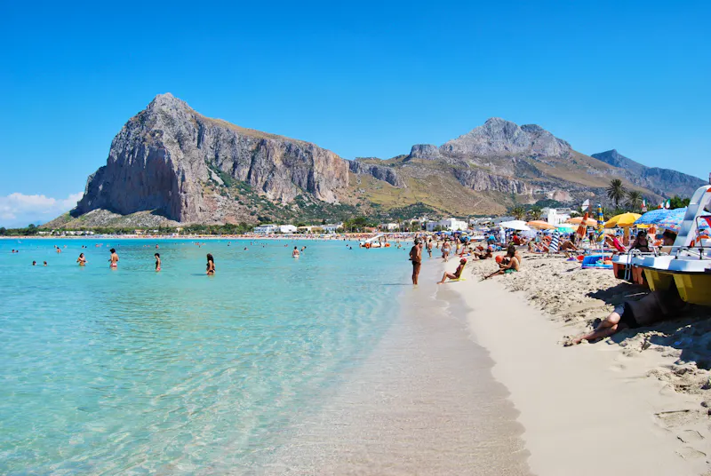 Strand von San Vito Lo Capo an der Westküste Siziliens - &copy;Yohka91 - stock.adobe.com