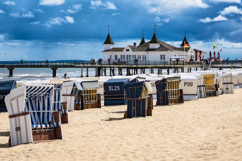 Seebrücke im Ostseebad Ahlbeck auf der Insel Usedom - ©RicoK - stock.adobe.com