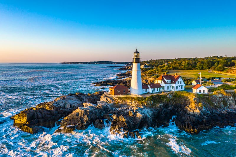 Leuchtturm Portland Head Light an der Küste von Maine - ©Seven Palms Studio - stock.adobe.com