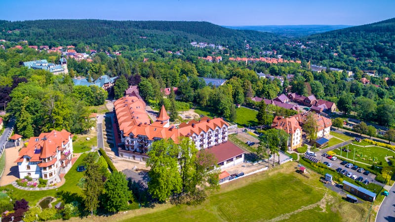 Luftaufnahme Hotel Medi Spa Buczynski – ©Medi Spa Buczynski