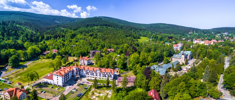 Panoramabild Hotel Buczynski und Umgebung – ©Medi Spa Buczynski