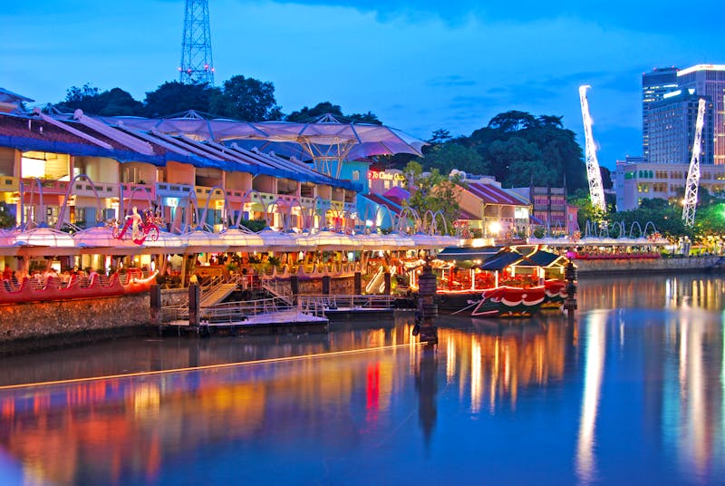 Clarke Quay in Singapur - ©cykwong - stock.adobe.com