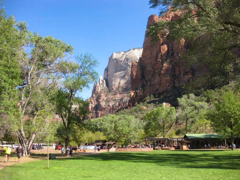 Stopp im Zion Nationalpark - ©Annette Zocher - Eberhardt TRAVEL