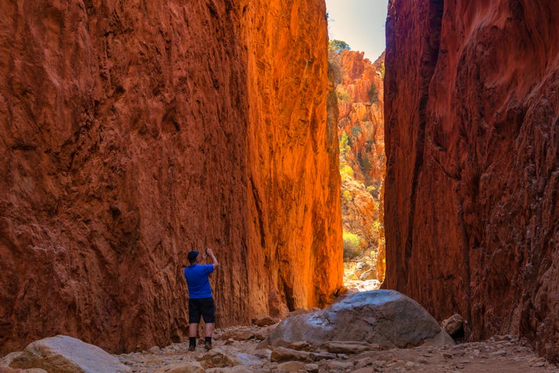 Schlucht Standley Chasm im Outback - ©Tillman Schlageter - stock.adobe.com
