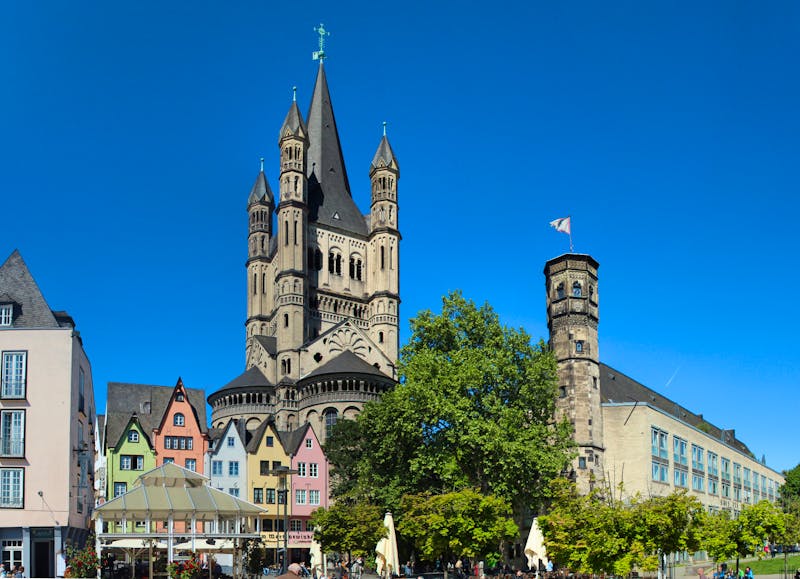 Groß Sankt Martin Kirche am Fischmarkt in Köln - ©pixs:sell - stock.adobe.com