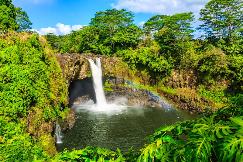 Rainbow Falls bei Hilo auf Big Island - Hawaii - ©emperorcosar - stock.adobe.com