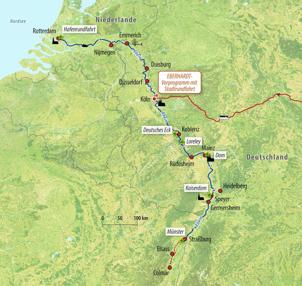 Ihre Reiseroute – © Eberhardt TRAVEL