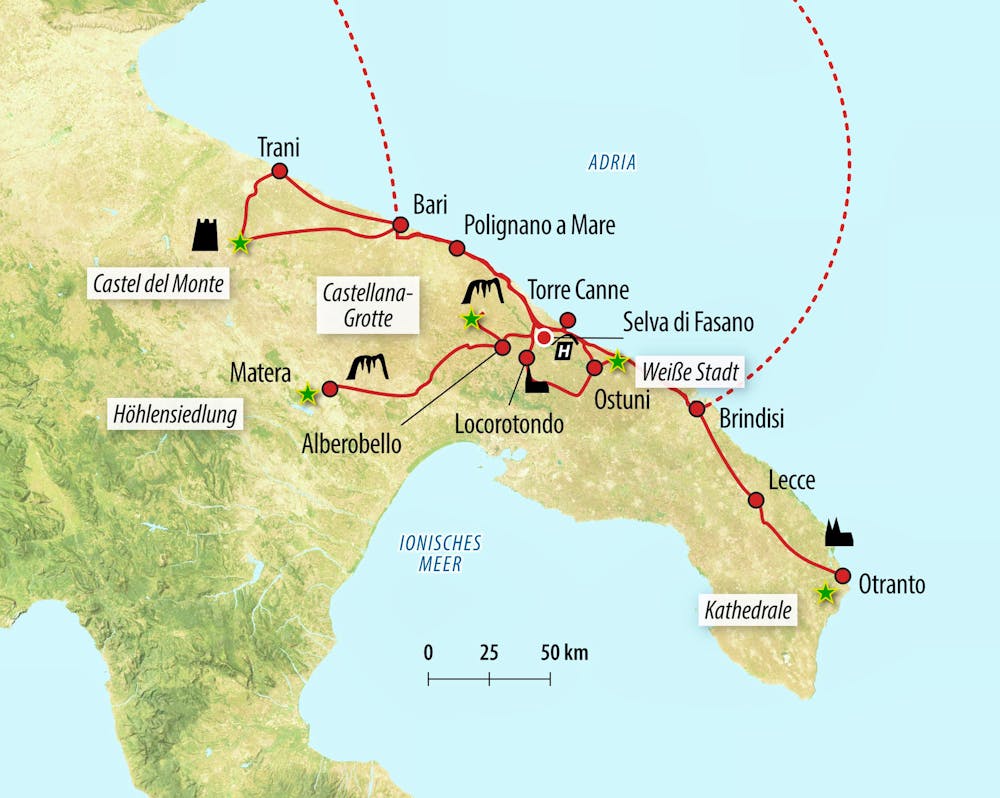 Ihre Reiseroute 2023 – © Eberhardt TRAVEL