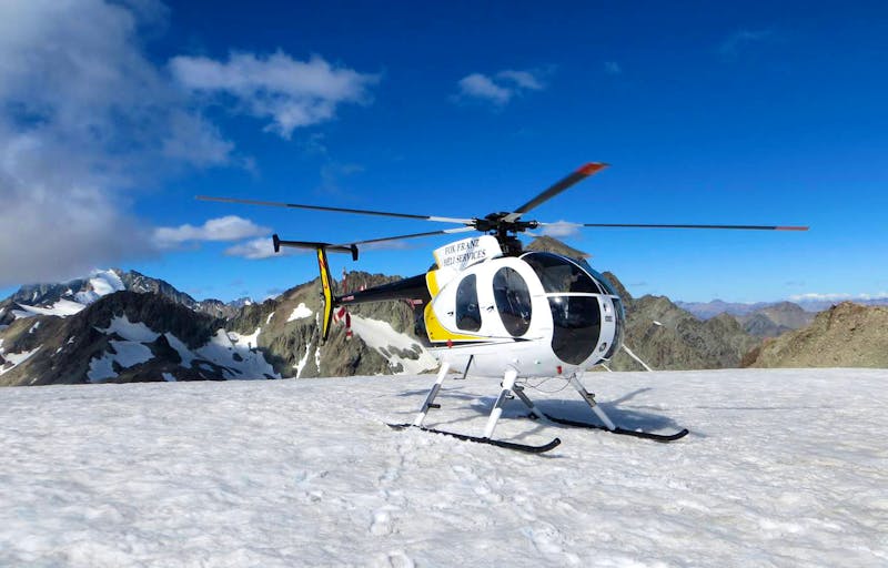 Helikopterflug zu den Gletschern in den Südalpen - ©Annette Weise - Eberhardt TRAVEL