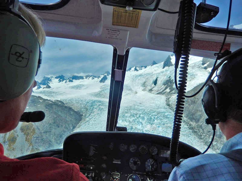 Helikopterflug zu den Gletschern in den Südalpen - ©Manuela Kreuz - Eberhardt TRAVEL
