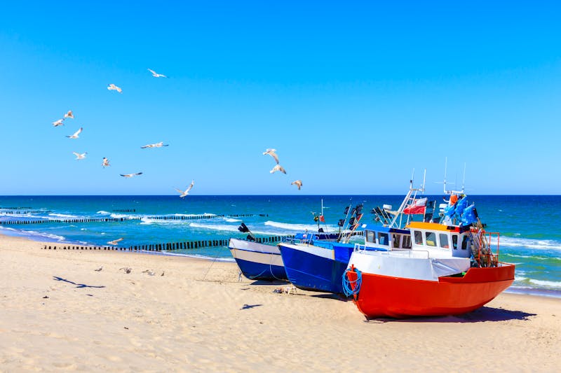 Fischerboote an der polnischen Ostsee - ©pkazmierczak - stock.adobe.com