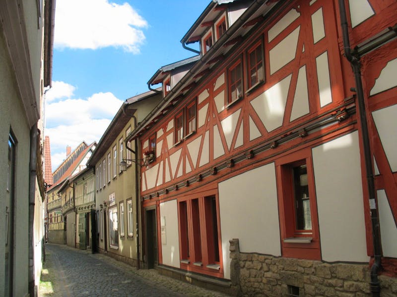 Meiningen - Fachwerkhäuser in der Altstadt - ©Ina Lakermann - Eberhardt TRAVEL