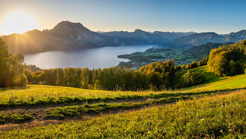 Traunsee und Gmundnerberg im Salzkammergut - ©Yuriy Brykaylo - stock.adobe.com