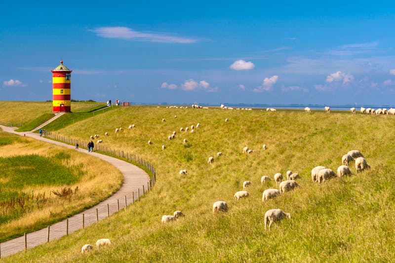 Pilsumer Leuchtturm in Ostfriesland - ©AnnaReinert - stock.adobe.com
