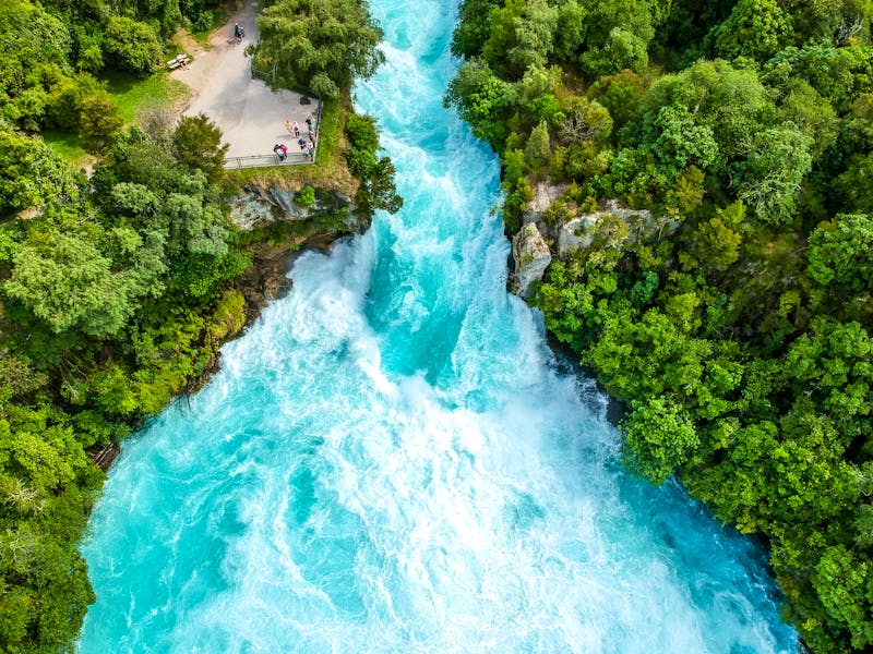 Huka-Wasserfall in der Nähe von Lake Taupo - ©Juergen Wallstabe - stock.adobe.com