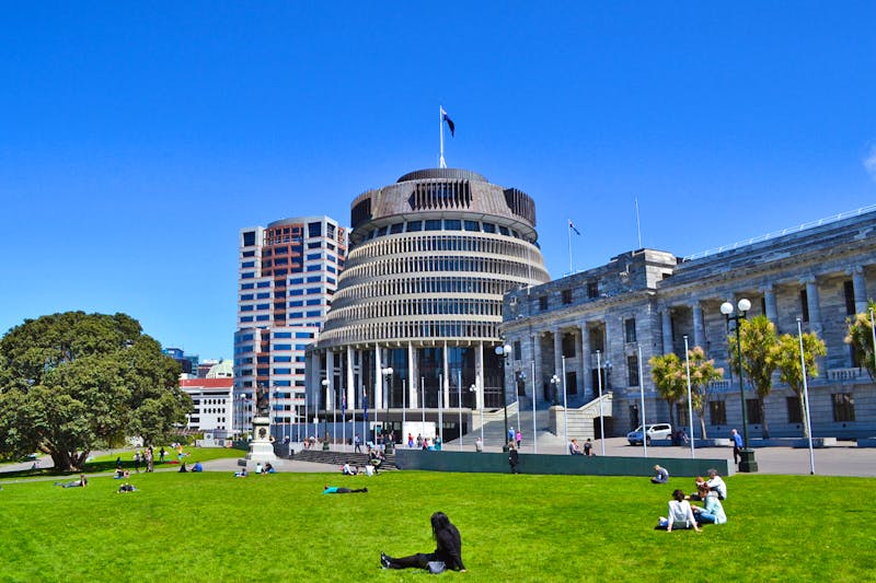 Regierungsgebäude und Bienenkorb in Wellington - ©Andreas Wolfsteller - Eberhardt TRAVEL