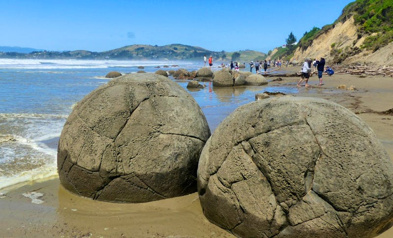 Moeraki Boulders - rätselhafte Steinkugeln auf der Südinsel - ©Frank Nimschowski - Eberhardt TRAVEL
