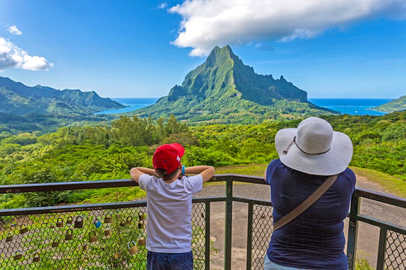 Aussichtspunkt Belvedere auf der Insel Moorea - ©AlexQ - stock.adobe.com