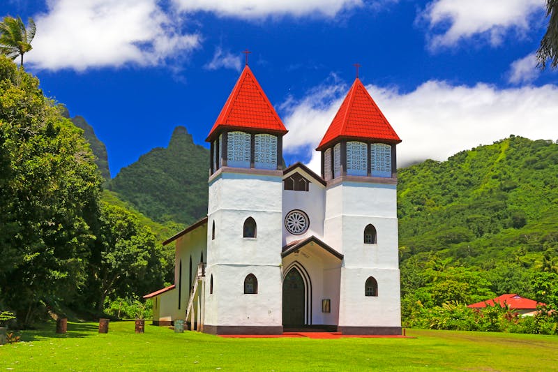 Kirche auf der Insel Moorea - ©Francois VEQUAUD - stock.adobe.com