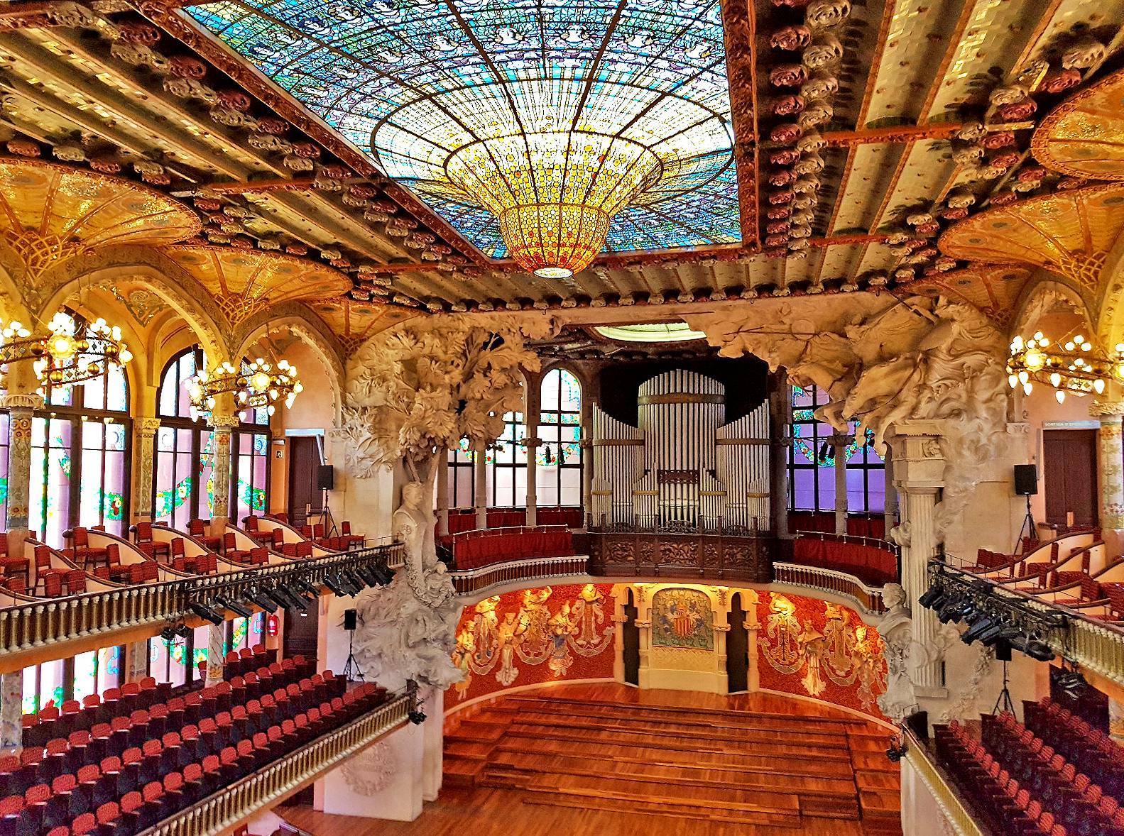Konzertsaal Palau de la Música Catalana in Barcelona - &copy;Benjamin Rodriguez Manzanares - Eberhardt TRAVEL