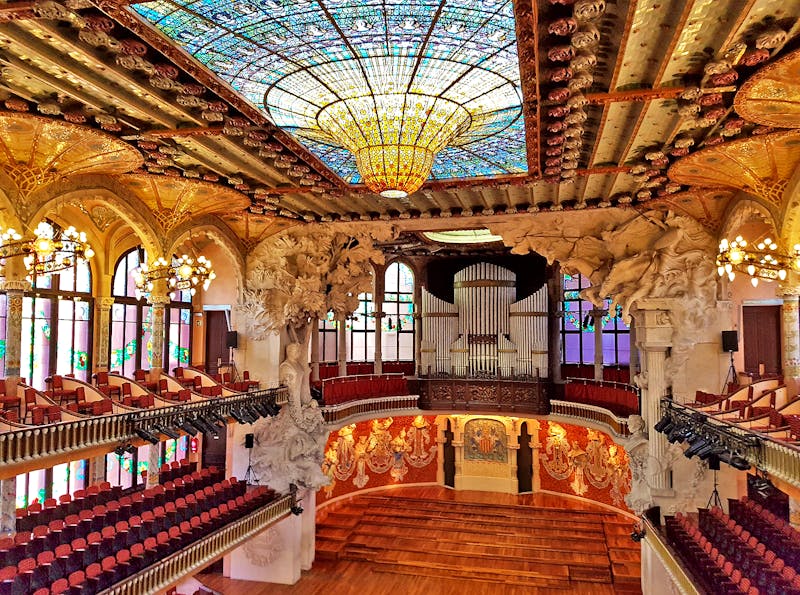 Konzertsaal Palau de la Música Catalana in Barcelona - ©Benjamin Rodriguez Manzanares - Eberhardt TRAVEL