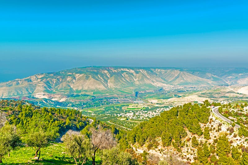 Blick von Umm Qais auf die Golan-Höhen - ©Hamdan Yoshida - stock.adobe.com