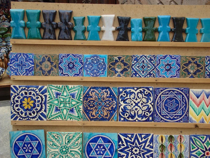 Kunstvolle Keramik in Chiwa - Usbekistan - ©Inge Bily - Eberhardt TRAVEL