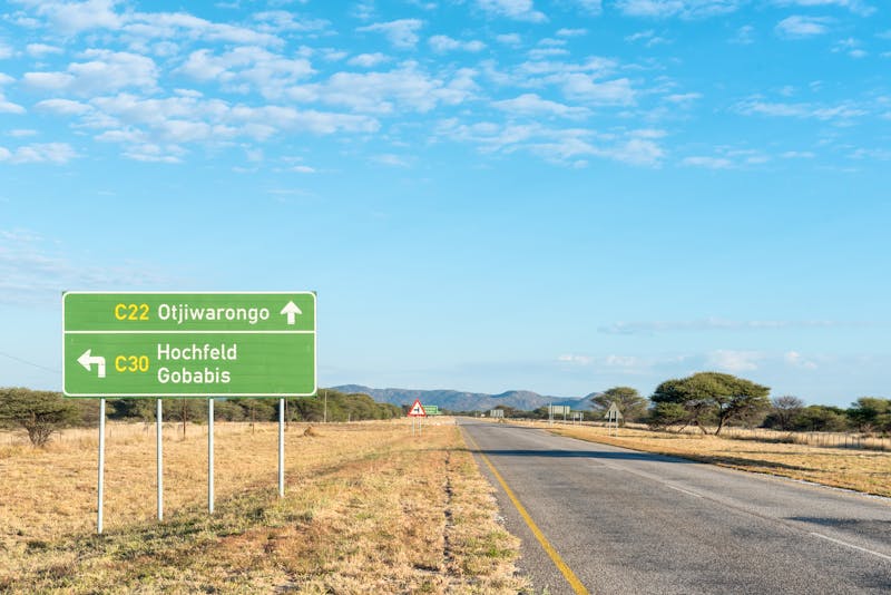 Straße nach Otjiwarongo in Namibia - ©Grobler du Preez - stock.adobe.com