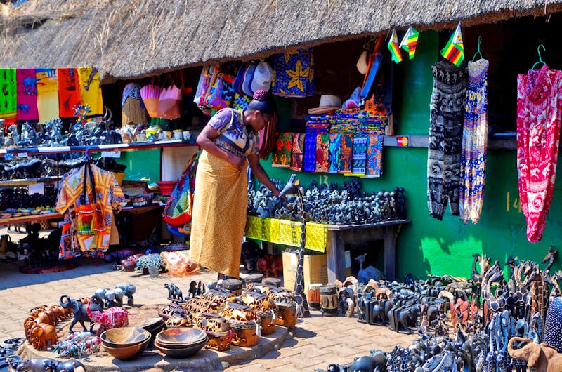 Markt in Vic Falls - ©Annett Müller - Eberhardt TRAVEL