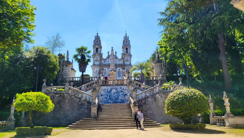 Himmeltreppe und Kirche Nossa Senhora dos Remédios in Lamego - Portugal - ©Franziska Bergmann für Eberhardt TRAVEL GmbH