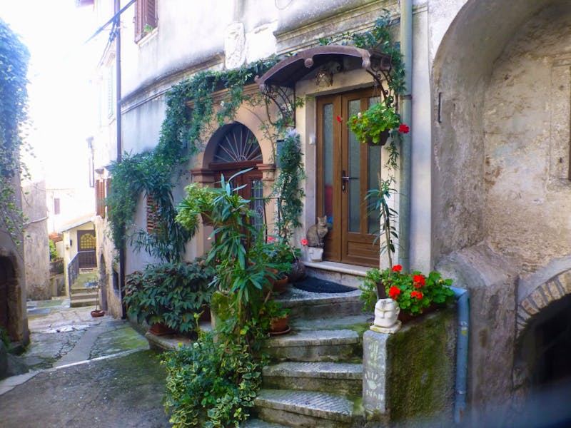 In der Altstadt von Moscenice in Istrien bei Opatija  - ©Kerstin Hugel