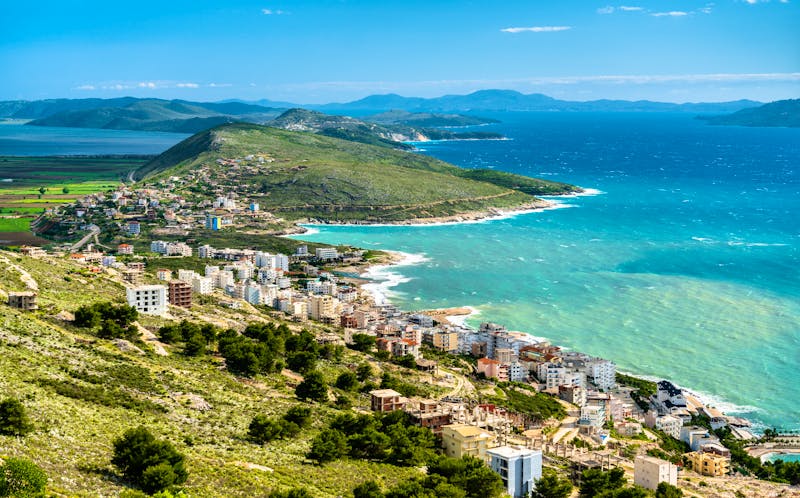 Blick auf Saranda und die Adriaküste in Albanien - ©Leonid Andronov - stock.adobe.com