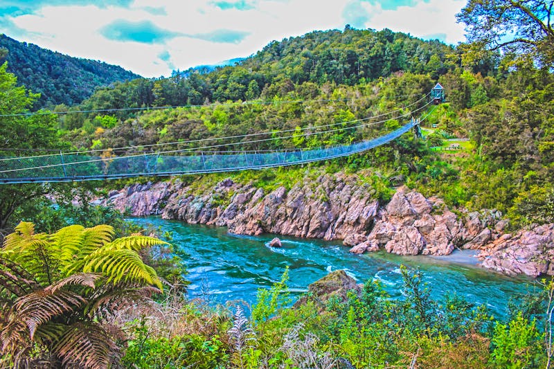 Hängebrücke in der Buller Gorge auf der Südinsel Neuseelands - ©Joppi - stock.adobe.com