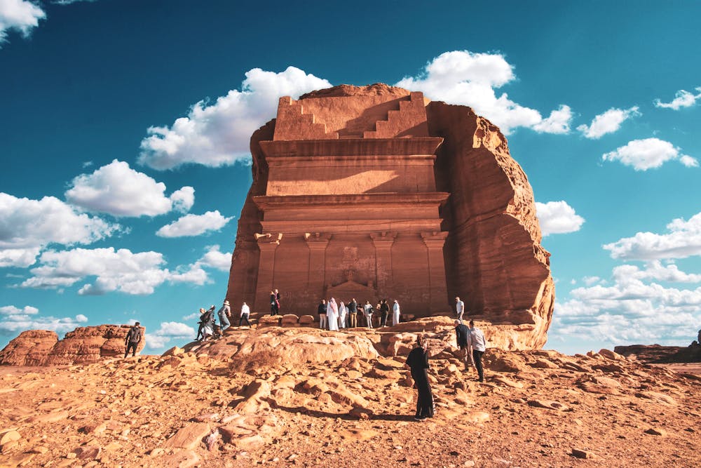 Hegra Al-Ula - Ruinenstadt in Saudi-Arabien &ndash; &copy; almozinisaleh - stock.adobe.com