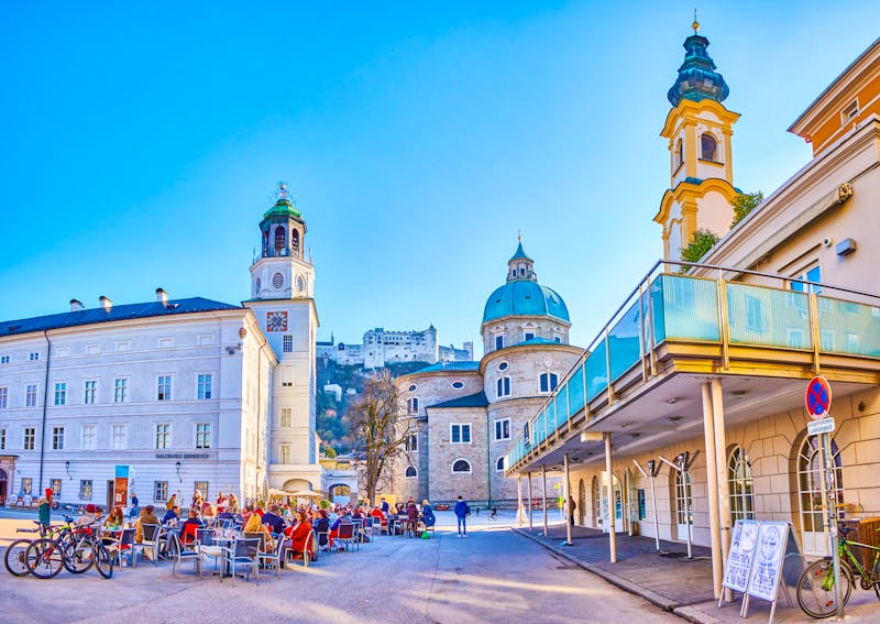 Salzburg - Altstadt mit Mozartplatz, Dom und Festung  - ©efesenko - stock.adobe.com