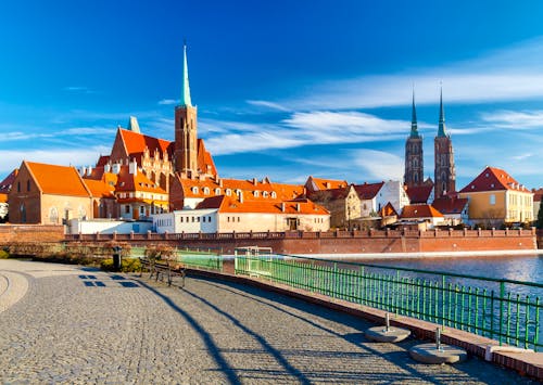 Breslau - Blick von der Oder auf die Dominsel &ndash; &copy; pillerss - stock.adobe.com